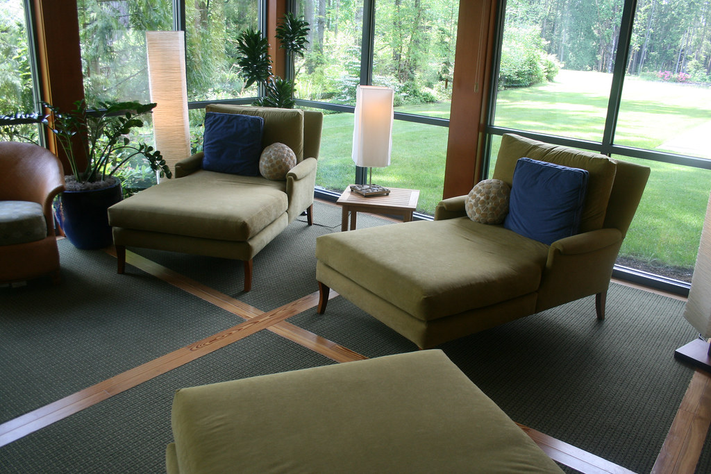 a restful, well-lighted space